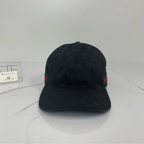 Gucci Original GG Canvas Baseball Hat with Web - Picture 4 of 9